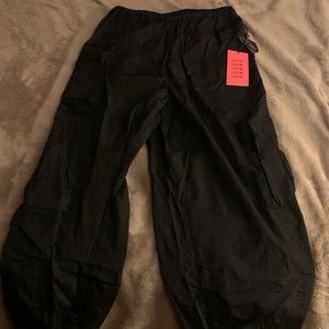 Black Denim Jogger pant